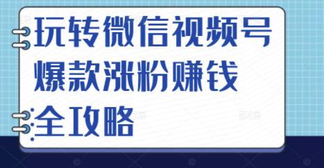 935、玩转微信视频号爆款涨粉赚钱全攻略，让你快速抓住流量风口，收获红利财富-知识学院