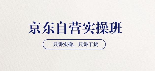 1206、【京东自营实操班】只讲实操，只讲干货（28小时课程-共2期）价值4980-知识学院