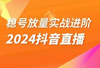 2849、稳号放量实战进阶—2024抖音直播，直播间精细化运营的几大步骤-知识学院